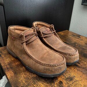 Twisted X Women's Distressed Steel Toe Boots - Size 6.5